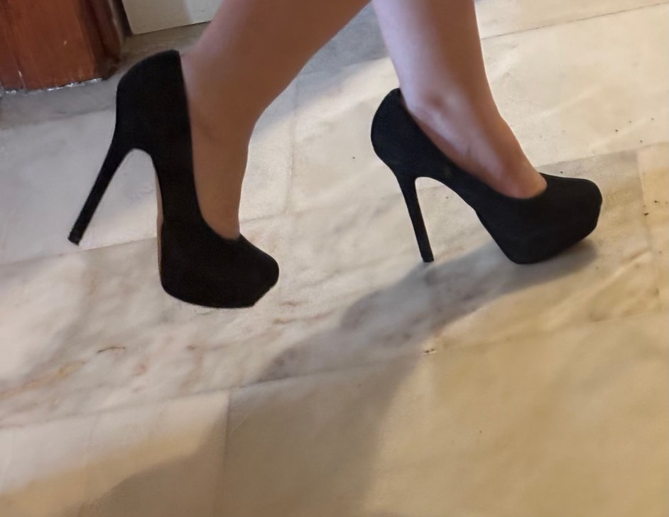 Siyah Stiletto Topuklu Kadın Ayakkabı - Görsel 2