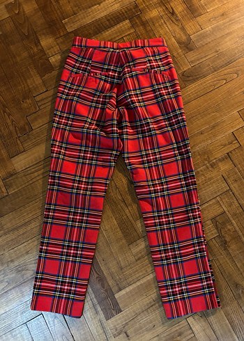 Kadın Ekose Pantolon - Görsel 3