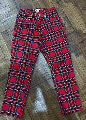 Kadın Ekose Pantolon - Görsel 2