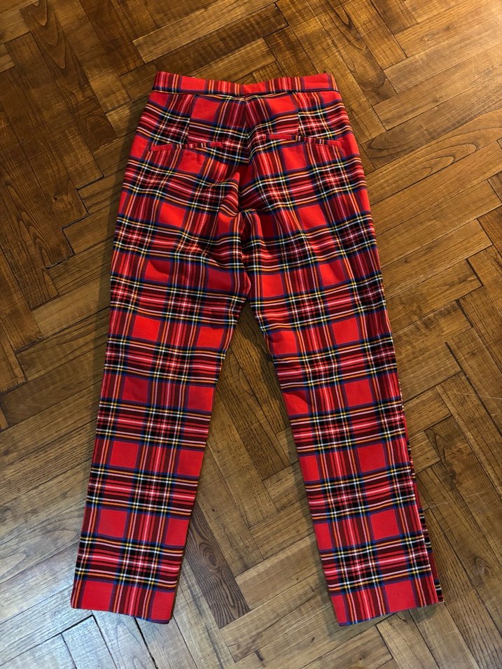 Kadın Ekose Pantolon - Görsel 3