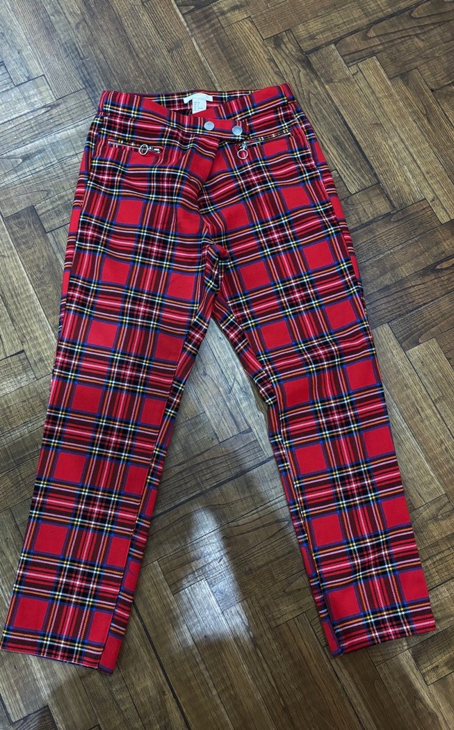 Kadın Ekose Pantolon - Görsel 2