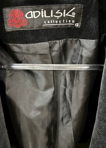 Siyah Kadife Kadın Blazer Ceket - Görsel 8