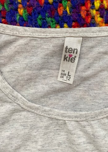 Baskılı Gri Tişörtü, Kısa Kollu - Görsel 4