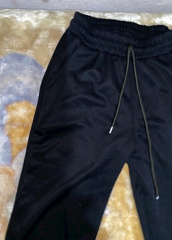 Siyah Kadın Rahat Kesim Eşofman Altı - Görsel 3