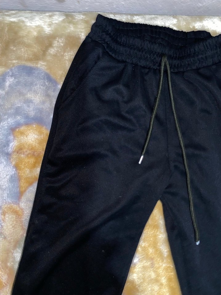 Siyah Kadın Rahat Kesim Eşofman Altı - Görsel 3