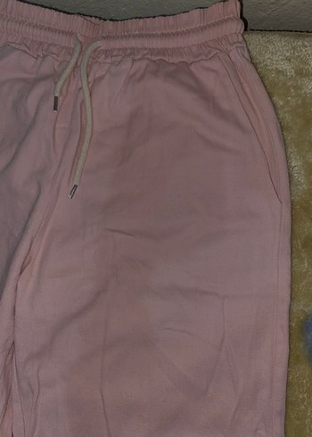 Pembe Rahat Kesim Eşofman Altı - Görsel 3