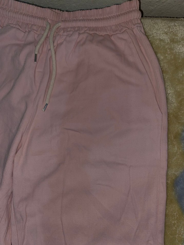 Pembe Rahat Kesim Eşofman Altı - Görsel 3