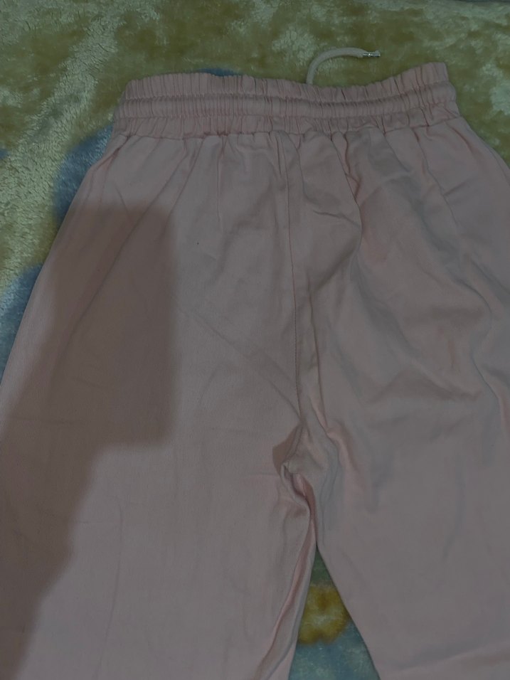 Pembe Rahat Kesim Eşofman Altı - Görsel 5