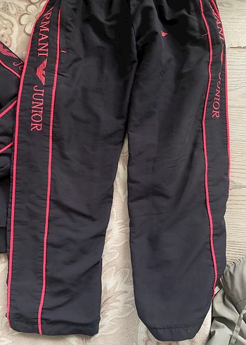 Armani Junior Siyah-Pembe Fermuarlı Kadın Eşofman 8 yaş - Görsel 3