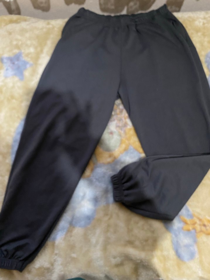 Siyah Rahat Kesim Kadın Eşofman Altı - Görsel 4