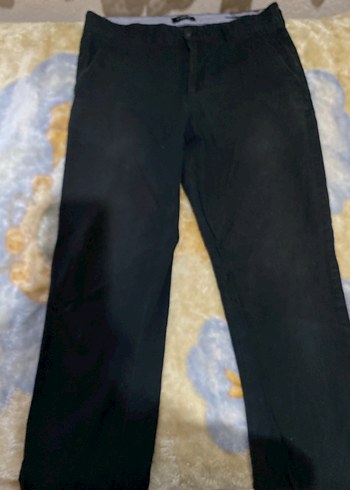 Erkek Siyah Regular Fit Denim Pantolon - Görsel 4