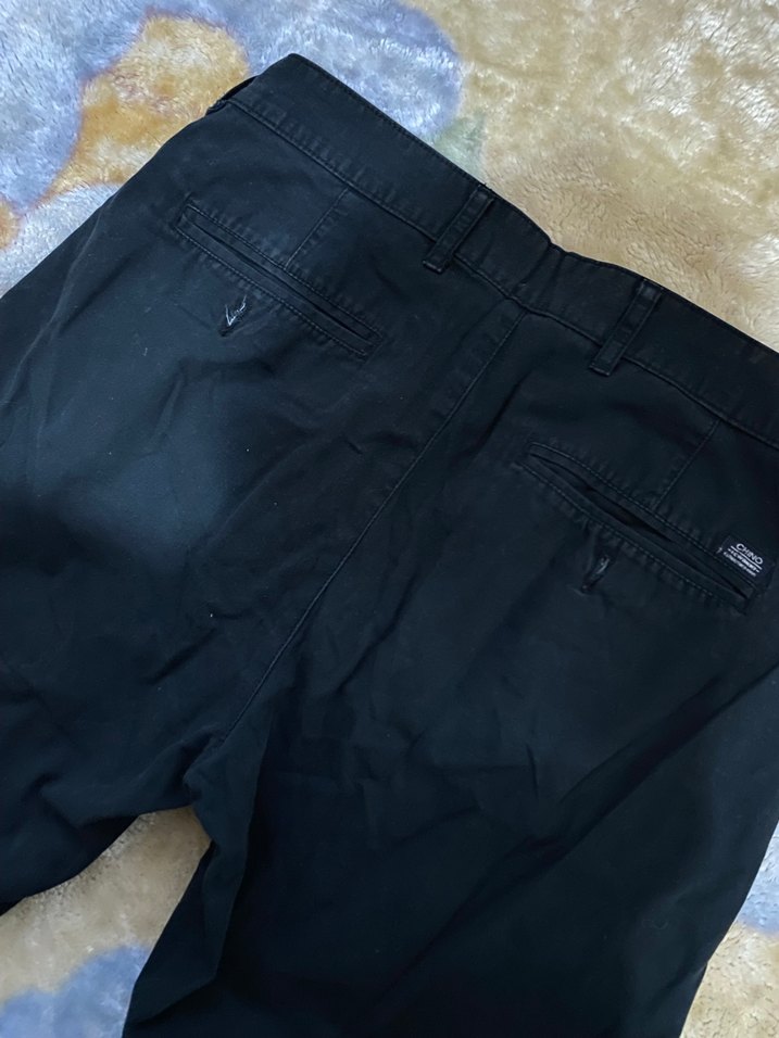 Erkek Siyah Regular Fit Denim Pantolon - Görsel 2