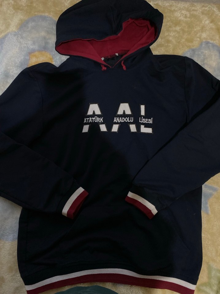 Siyah Kapüşonlu Atatürk Anadolu Sweatshirt - Görsel 2