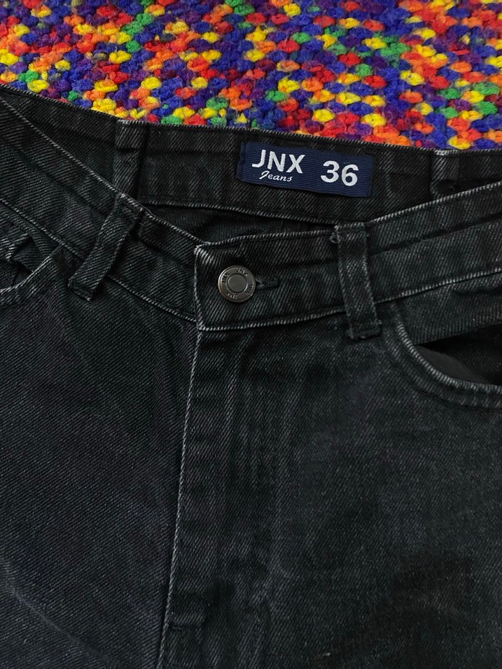 Siyah Denim Pantolon - Görsel 2