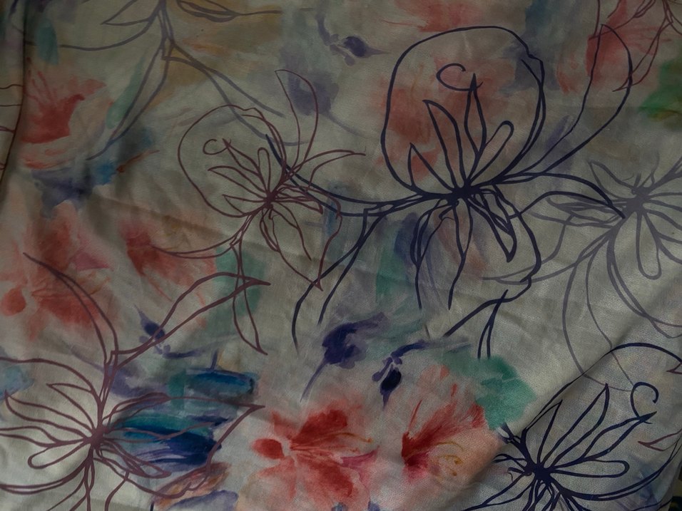 Bohem Çok Renkli Kadın Şal - Görsel 2