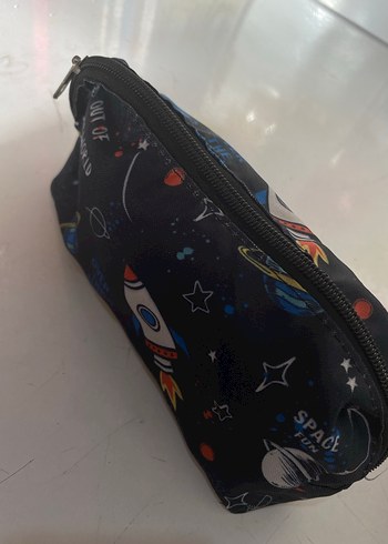 Uzay Temalı Çok Bölmeli Çocuk Kalem Kutusu - Görsel 2