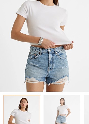 Stradi kadın mını kot sort - Görsel 3