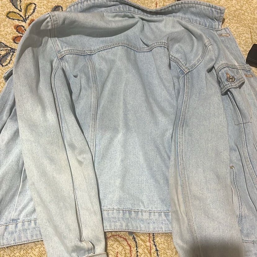 Mavi Düğmeli Kadın Denim Ceket - Görsel 2