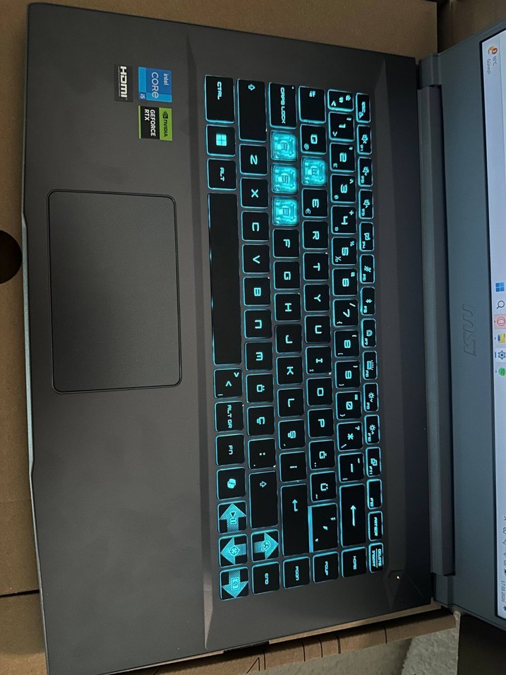 MSI Game Notebook Thın 15 RTX3050 - Görsel 3