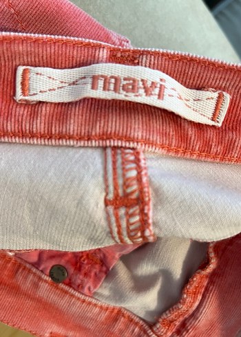 Mavi jeans kadife pantolon - Görsel 5