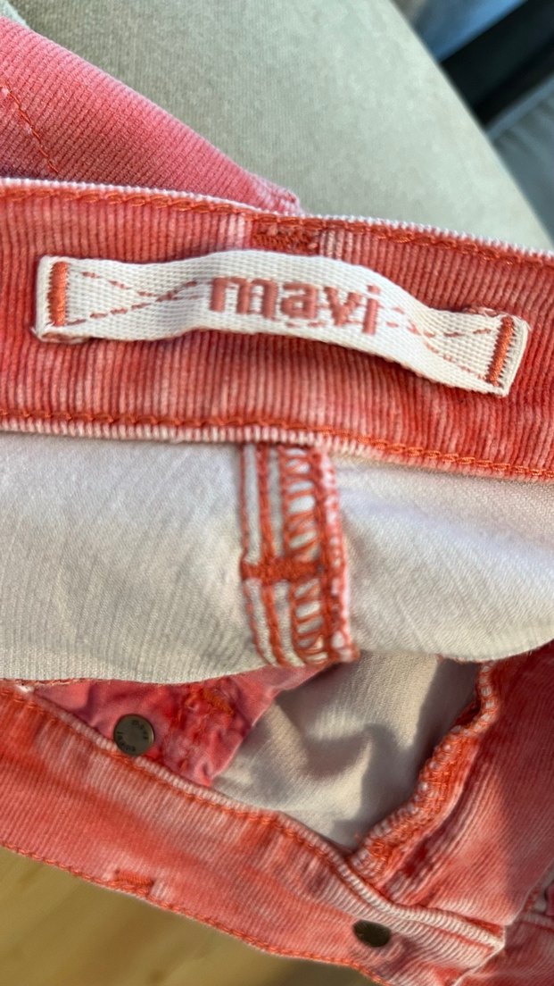 Mavi jeans kadife pantolon - Görsel 5