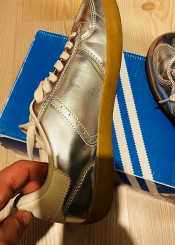 Zara gümüş sneaker - Görsel 5