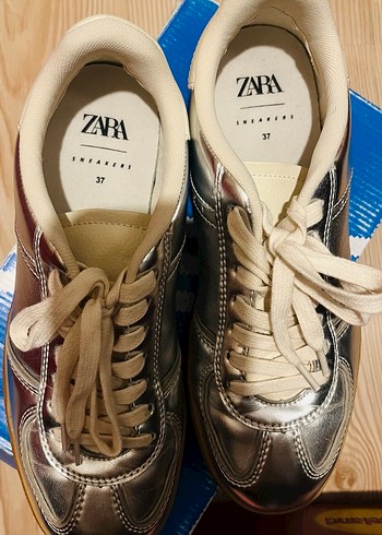 Zara gümüş sneaker - Görsel 3
