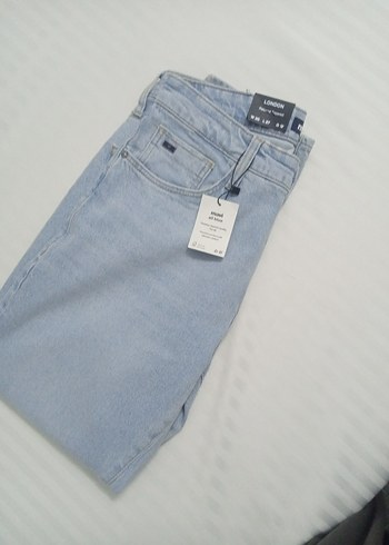 Erkek Mavi Denim Regular Fit Jean - Görsel 3