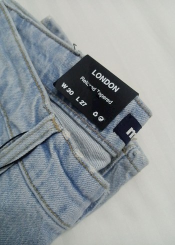 Erkek Mavi Denim Regular Fit Jean - Görsel 4