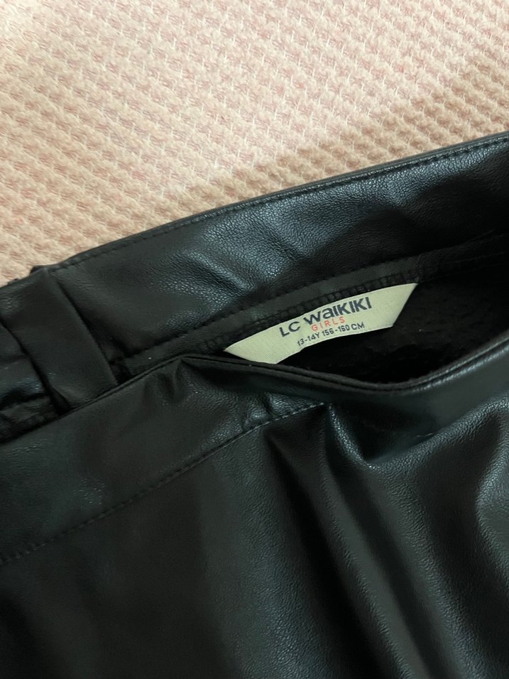 Nakışlı Deri  Etek - Görsel 3