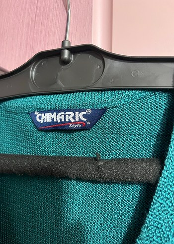 Turkuaz V Yaka Triko Kadın süveter - Görsel 5