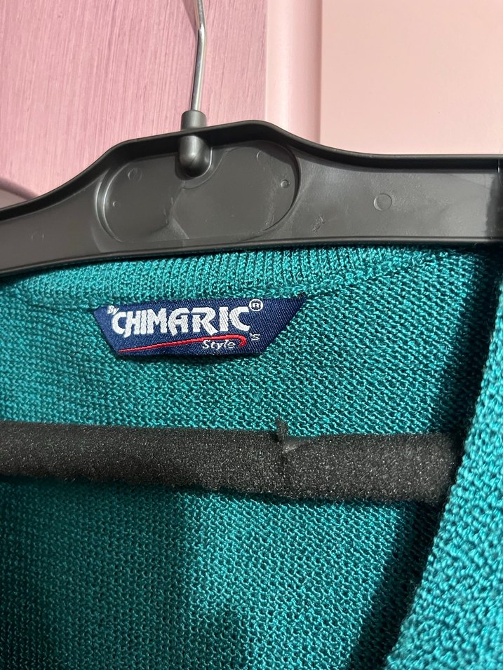 Turkuaz V Yaka Triko Kadın süveter - Görsel 5