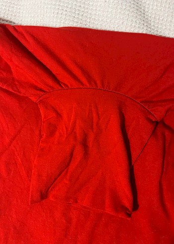 Kırmızı Boğazlı  Kadın body - Görsel 3