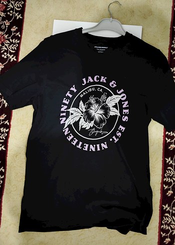Jack & Jones Siyah Baskılı Rock Punk Tişört - Görsel 2