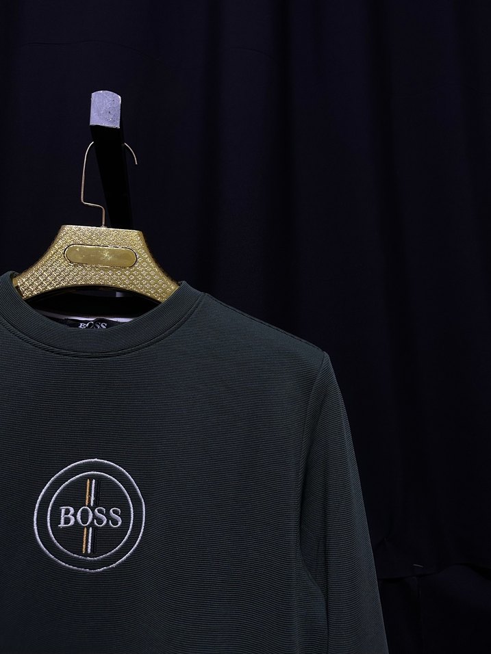 Yeşil BOSS Erkek Sweatshirt - Görsel 2