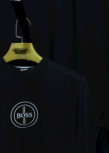 Boss Siyah Erkek Sweatshirt - Görsel 2