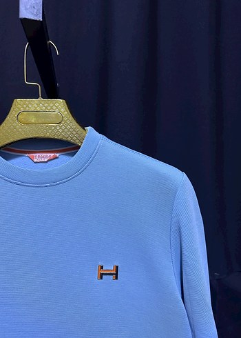 Hermes mavi Sweatshirt - Görsel 2
