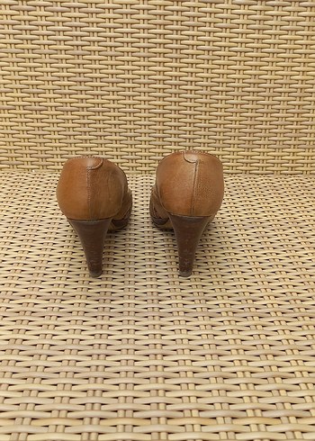 Deri Kadın Dolgu Topuklu Stiletto - Görsel 3