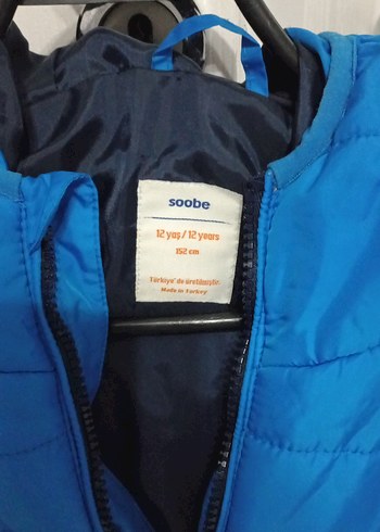 Erkek Çocuk Mavi Fermuarlı Mont - Görsel 3