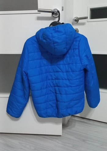 Erkek Çocuk Mavi Fermuarlı Mont - Görsel 2