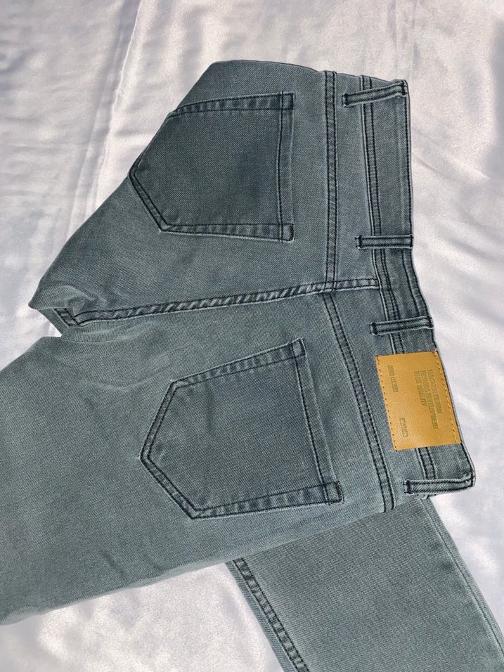 Su YeşiliErkek Denim Regular Fit Jean - Görsel 3