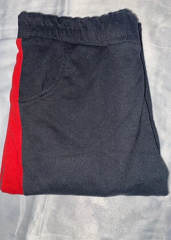 Kırmızı Siyah Erkek Rahat Paça Eşofman - Görsel 5