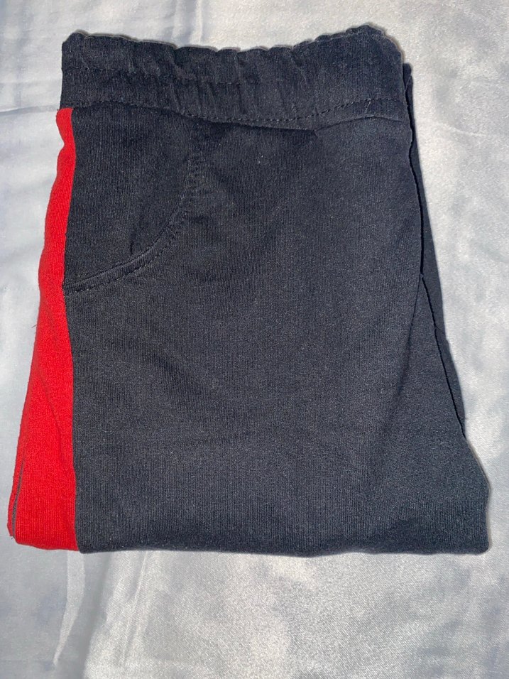 Kırmızı Siyah Erkek Rahat Paça Eşofman - Görsel 5