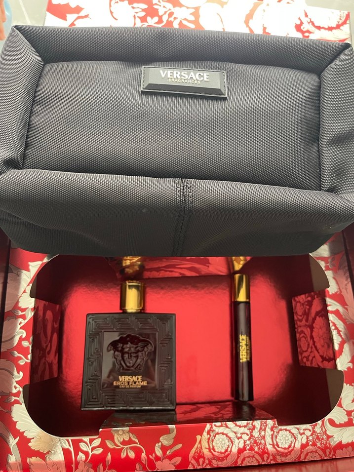 Versace Eros çantalı parfüm seti - Görsel 3