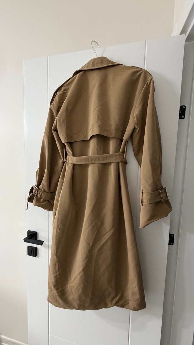 Bej Trençkot - Görsel 4