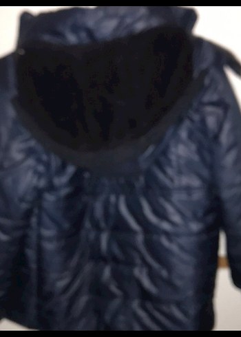 Erkek Çocuk Lacivert Kürklü Mont - Görsel 6