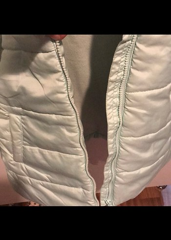 Kız Çocuk Pastel Renk Kapüşonlu Mont - Görsel 5