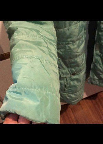 Yeşil Kışlık Orta Boy Mont - Görsel 4