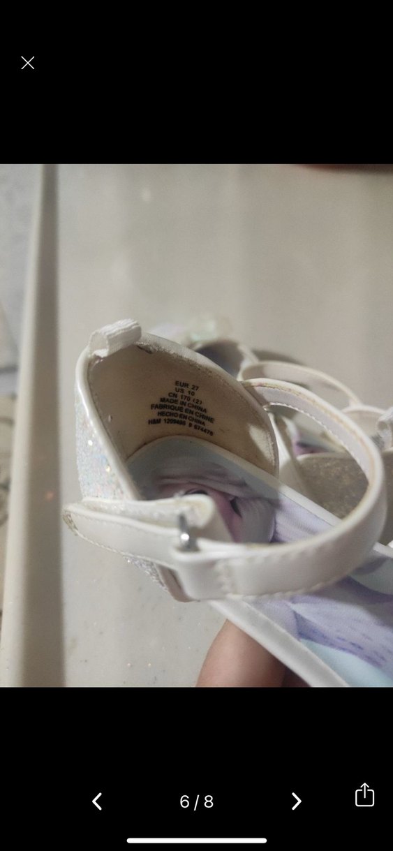 H&M marka simli elsa ayakkabı - Görsel 4