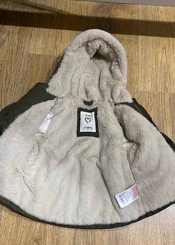 Erkek Çocuk Gri Kürklü Mont - Görsel 2